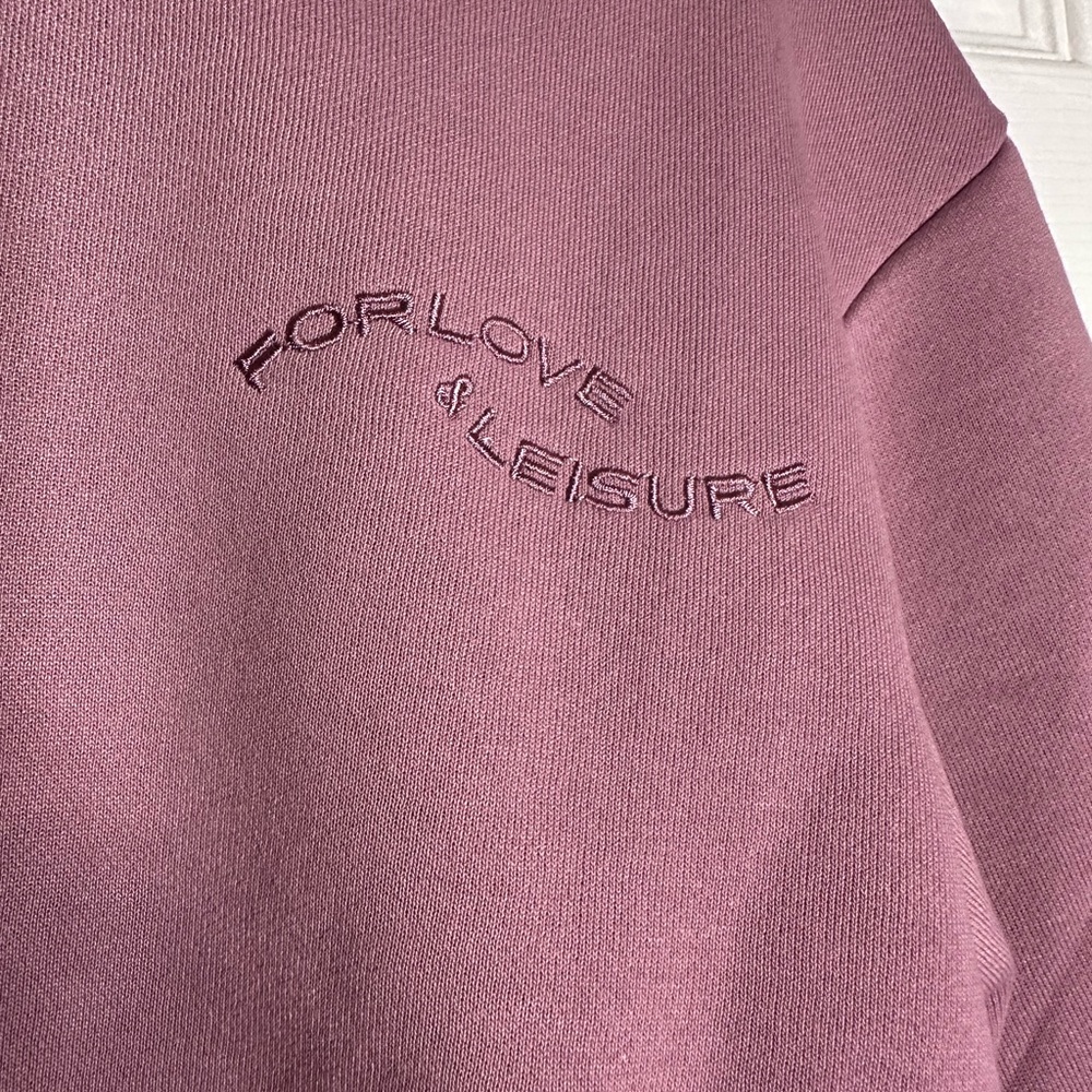 For Love And Lemons Cropped Crewneck Sweatshirt S NWT - Picture 3 of 8